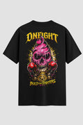 Camiseta Oversized Onfight K.O. Cream - Limited Edition