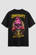 Camiseta Oversized Onfight K.O. Cream - Limited Edition