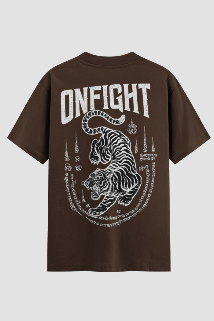 Camiseta Oversized Muay Thai Tigre Onfight