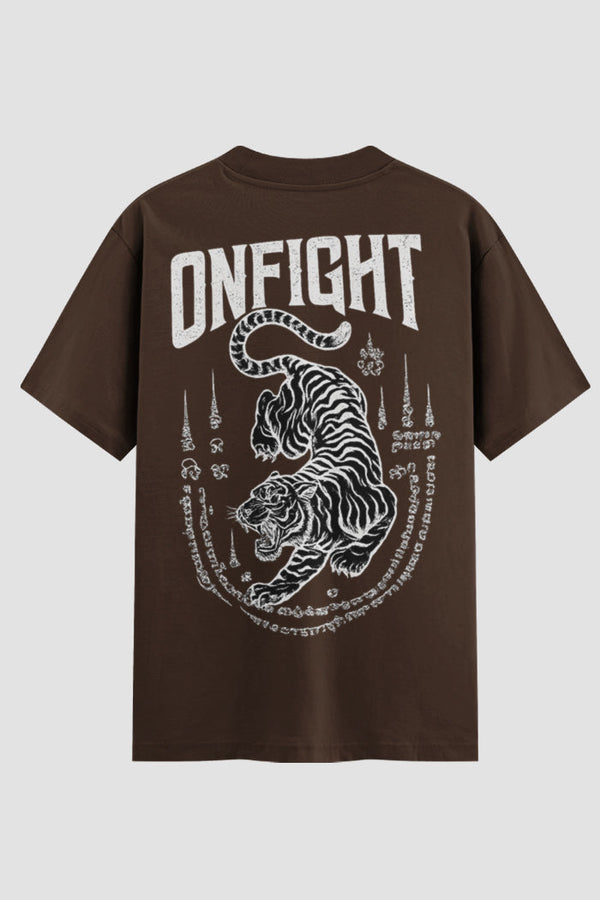 Camiseta Oversized Muay Thai Tigre Onfight