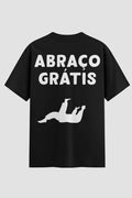 Camiseta Oversized Jiu-Jitsu Abraço grátis