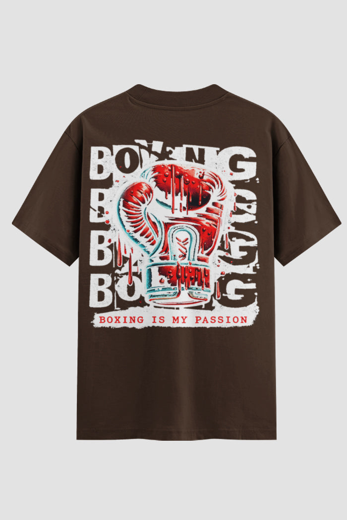 Camiseta Oversized Boxe Boxing Passion