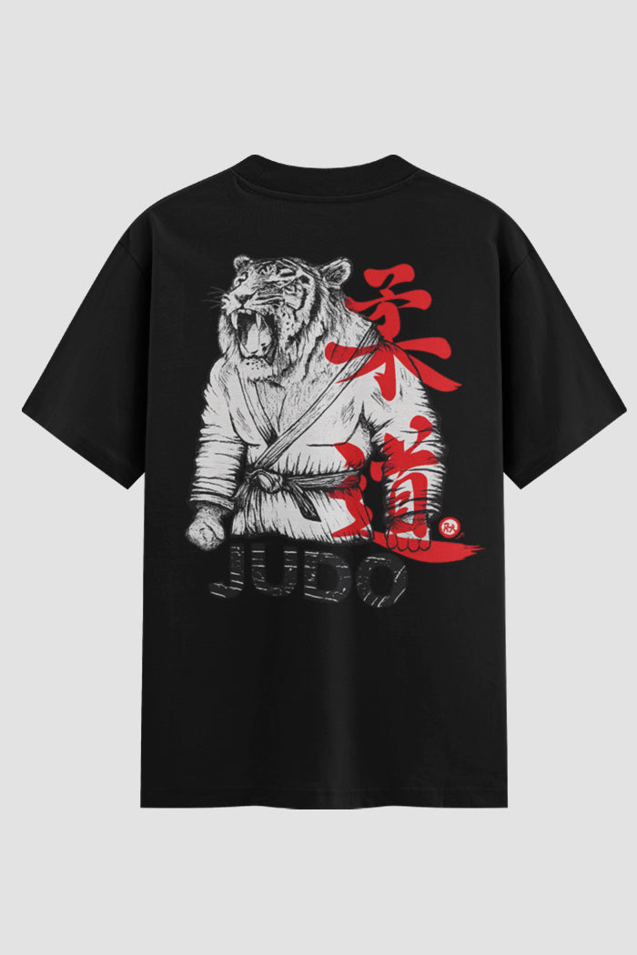 Camiseta Oversized Judo Tiger Warrior