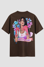 Camiseta Oversized feminina Fight Like a Girl
