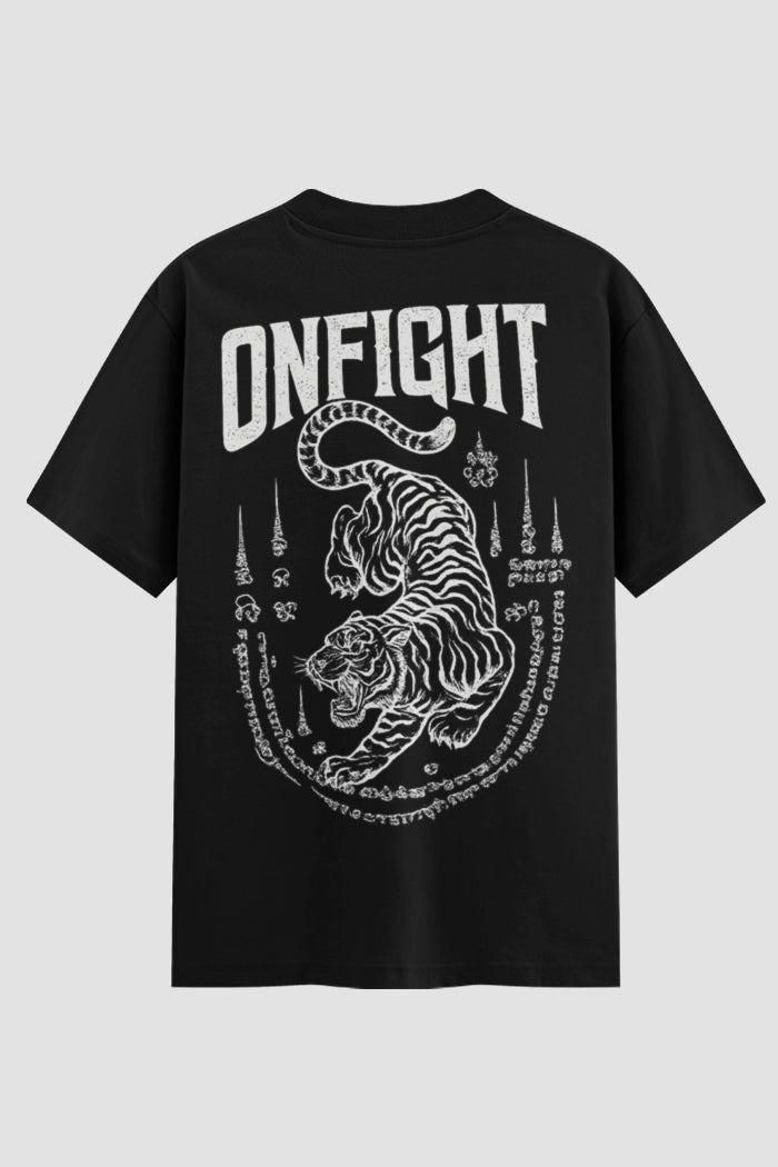 Camiseta Oversized Muay Thai Tigre Onfight