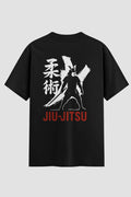 Camiseta Oversized Jiu-Jitsu Bushido Samurai