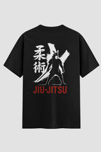 Camiseta Oversized Jiu-Jitsu Bushido Samurai