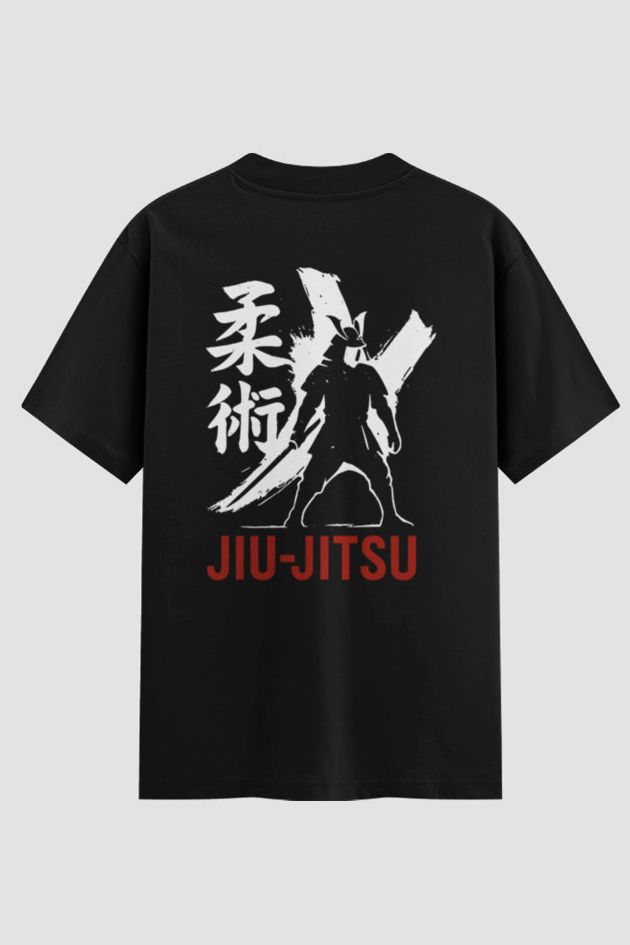 Camiseta Oversized Jiu-Jitsu Bushido Samurai