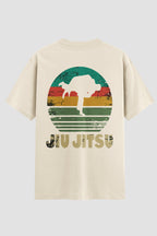 Camiseta Oversized Jiu-Jitsu We Roll Too Much