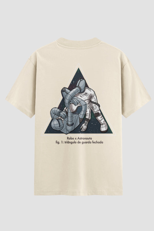 Camiseta Oversized Jiu-Jitsu Robo X Astronauta