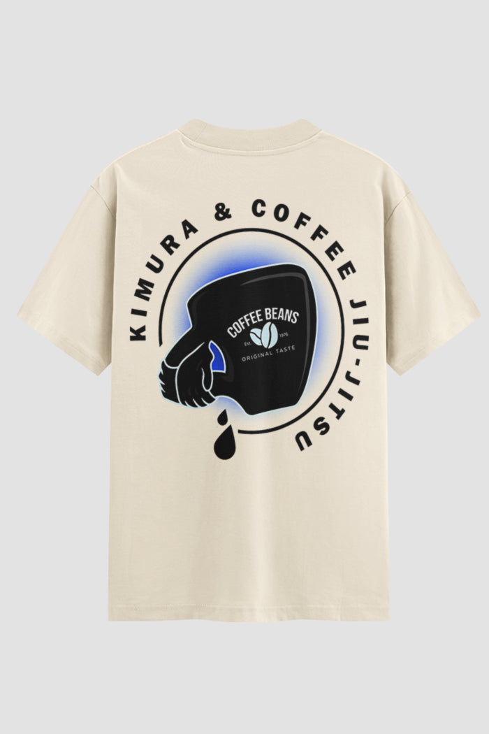 Camiseta Oversized Jiu-Jitsu Kimura & Coffee