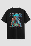 Camiseta Oversized Jiu-Jitsu Cansado Sempre