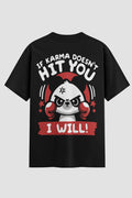 Camiseta Oversized boxe hit you