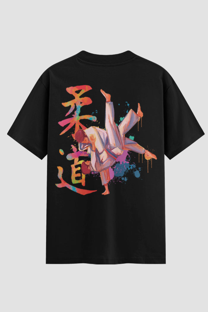 Camiseta Oversized Judo Art Throw