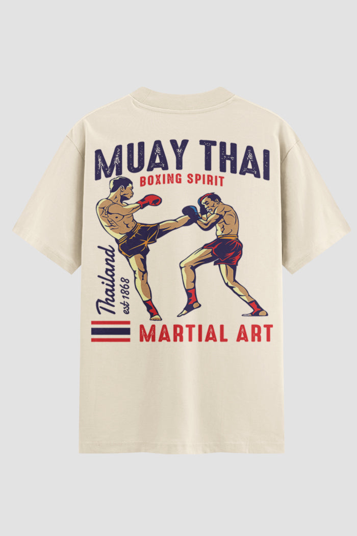 Camiseta Oversized Muay Thai Boxing Spirit