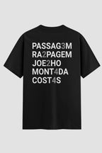 Camiseta Oversized Jiu-Jitsu Passagem Raspagem Joelho Montada Costas