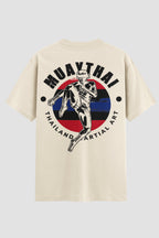 Camiseta Oversized Muay Thai Flag Kick