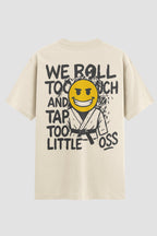 Camiseta Oversized Jiu-Jitsu We Roll Too Much