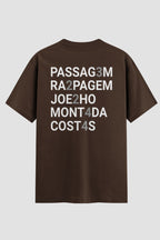 Camiseta Oversized Jiu-Jitsu Passagem Raspagem Joelho Montada Costas