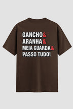 Camiseta Oversized Jiu-jitsu passo tudo!