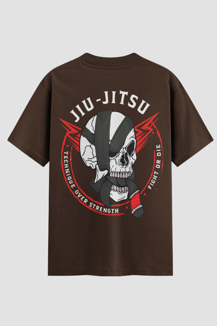 Camiseta Oversized Jiu-Jitsu Lute ou Morra