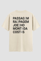 Camiseta Oversized Jiu-Jitsu Passagem Raspagem Joelho Montada Costas