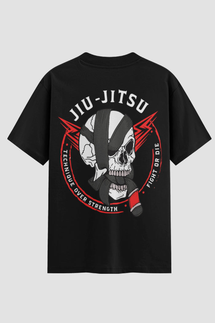 Camiseta Oversized Jiu-Jitsu Lute ou Morra