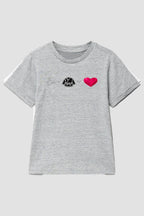 Camiseta infantil jiu-jitsu Eu amo jiu-jitsu