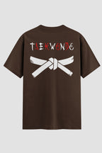 Camiseta Oversized Taekwondo Brush TKD