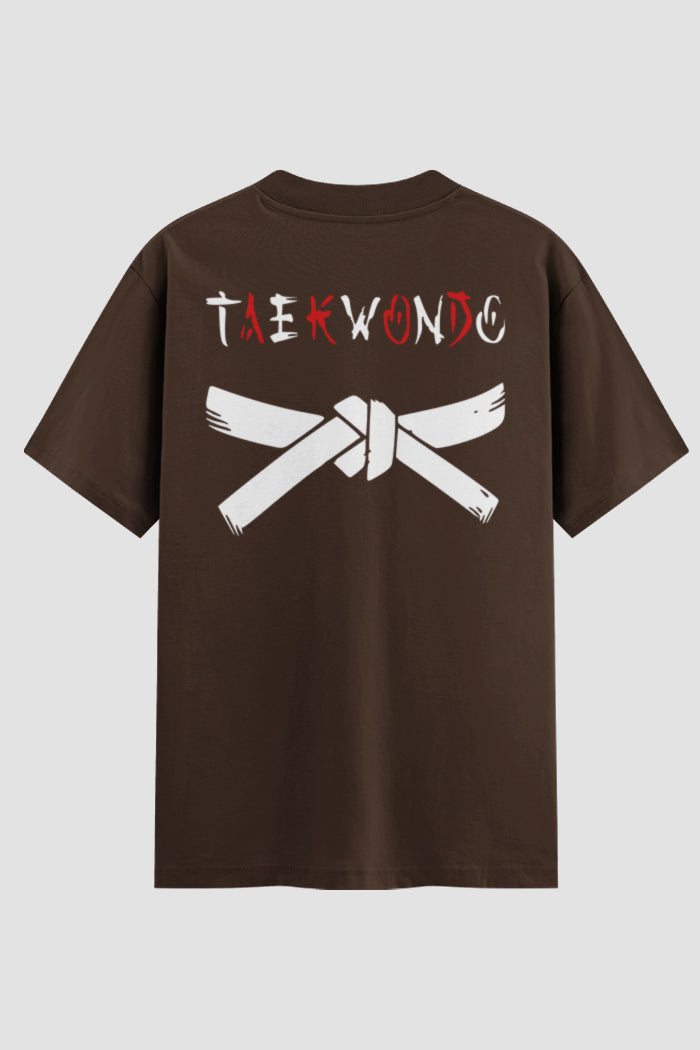 Camiseta Oversized Taekwondo Brush TKD
