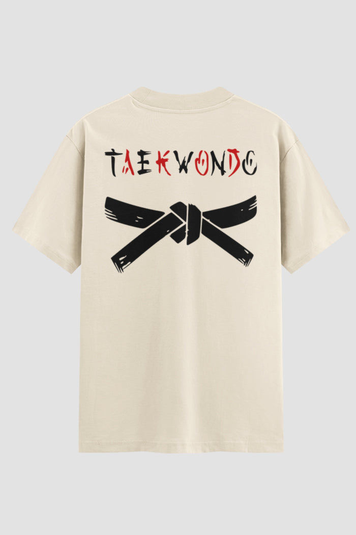 Camiseta Oversized Taekwondo Brush TKD