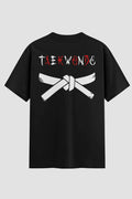 Camiseta Oversized Taekwondo Brush TKD