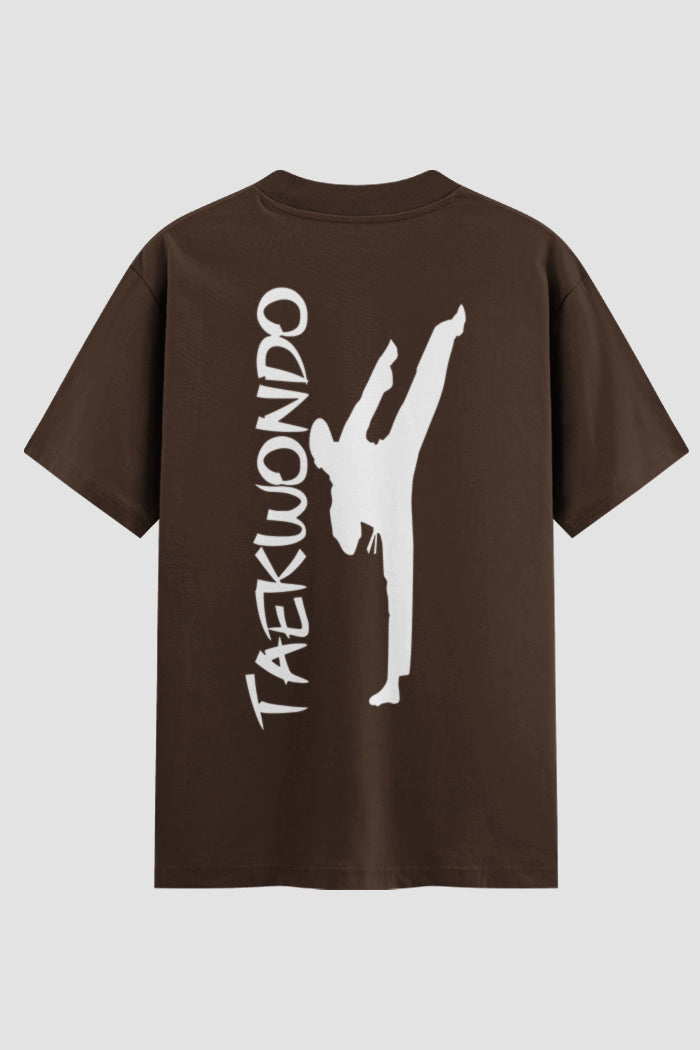 Camiseta Oversized Taekwondo TKD Silhueta