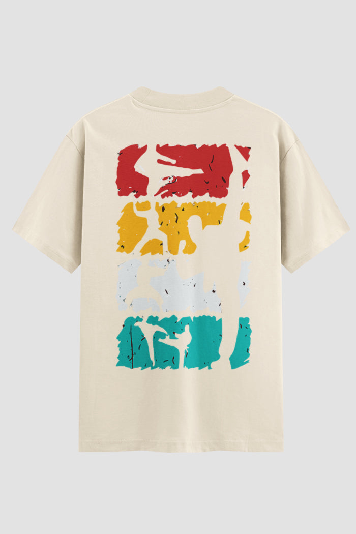 Camiseta Oversized Taekwondo Arcade Fighter
