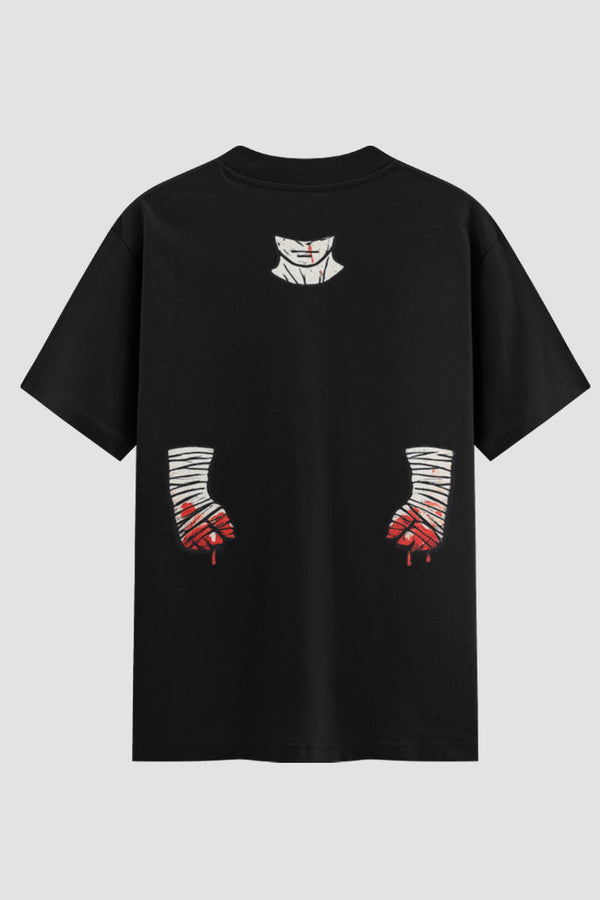Camiseta Oversized Muay Thai  Blood on the Hands