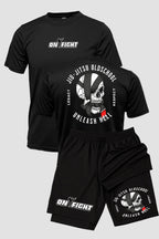 Kit Camiseta Dryfit com Short Dry Fit Jiu Jitsu old school