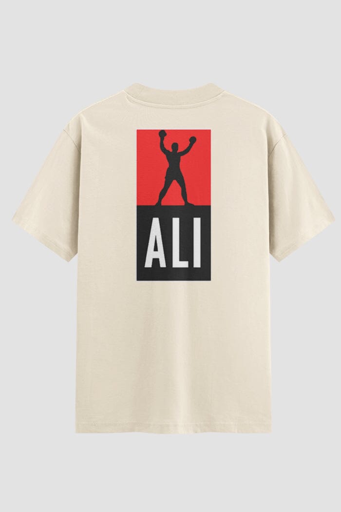 Camiseta Oversized Ali Onfight Oversized Boxe OnFight P Off White Masculino