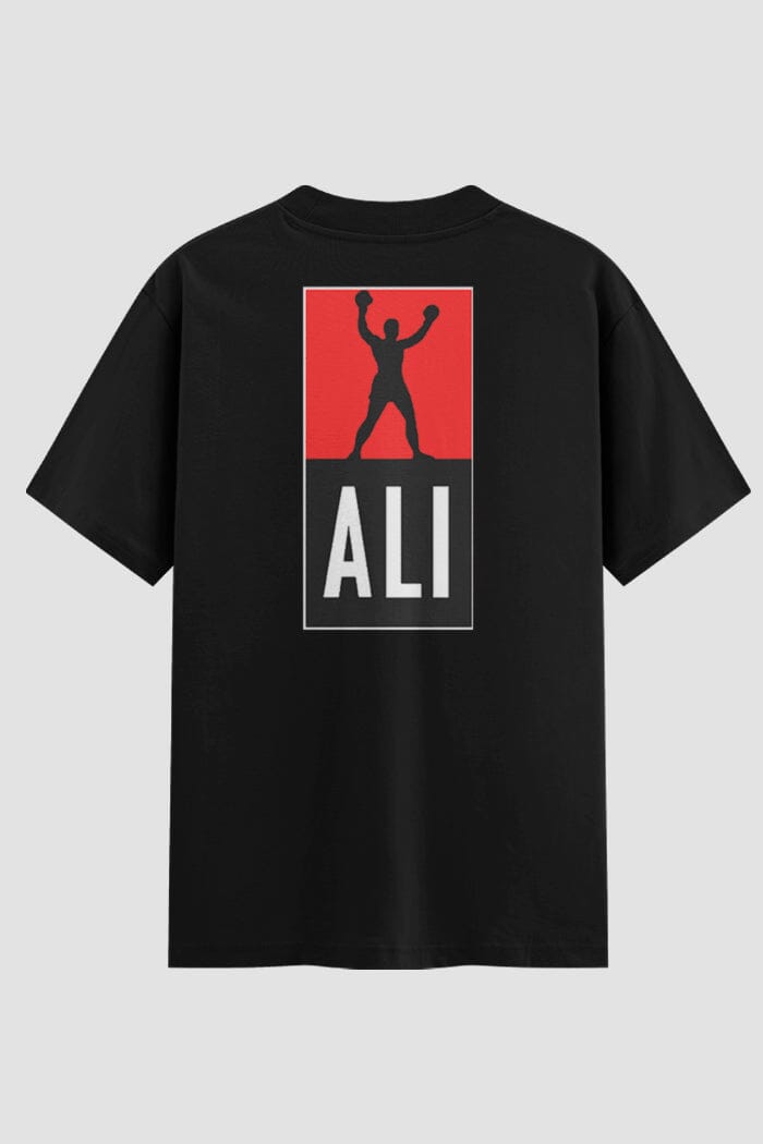 Camiseta Oversized Ali Onfight Oversized Boxe OnFight P Preto Masculino