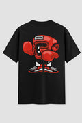 Camiseta Oversized Boxe Boxer Junior Oversized Boxe OnFight P Preto Masculino