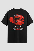 Camiseta Oversized Boxe Boxer Junior Oversized Boxe OnFight P Preto Masculino