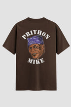 Camiseta Oversized Boxe Prithon Mike Oversized Boxe OnFight P Chocolate Masculino