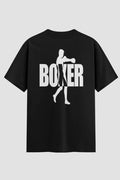Camiseta Oversized Boxe Sombra do Lutador Oversized Boxe OnFight P Preto Masculino