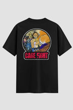 Camiseta Oversized Cage Fight Onfight Engraçada OnFight P Preto Masculino