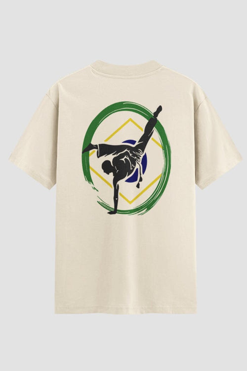 Camiseta Oversized Capoeira Movimento Brasil Oversized Capoeira OnFight 