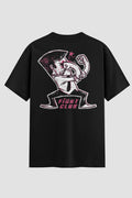 Camiseta Oversized Fight Club Onfight Engraçada OnFight P Preto Masculino