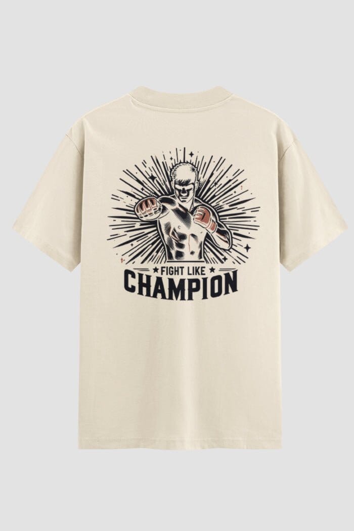 Camiseta Oversized Fight Like Champion – Onfight - lojaonfight