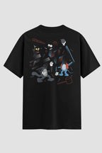 Camiseta Oversized Funny Fight Onfight Engraçada OnFight P Preto Masculino