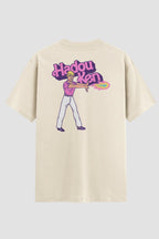 Camiseta Oversized Hadou Ken Onfight Engraçada OnFight P Off White Masculino