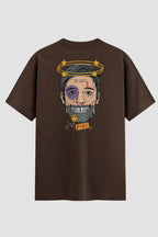 Camiseta Oversized I’m Fine Onfight Oversized Boxe OnFight P Chocolate Masculino
