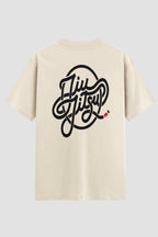 Camiseta Oversized Jiu-Jitsu BJJ Flow Oversized jiu-jitsu OnFight P Off White Masculino